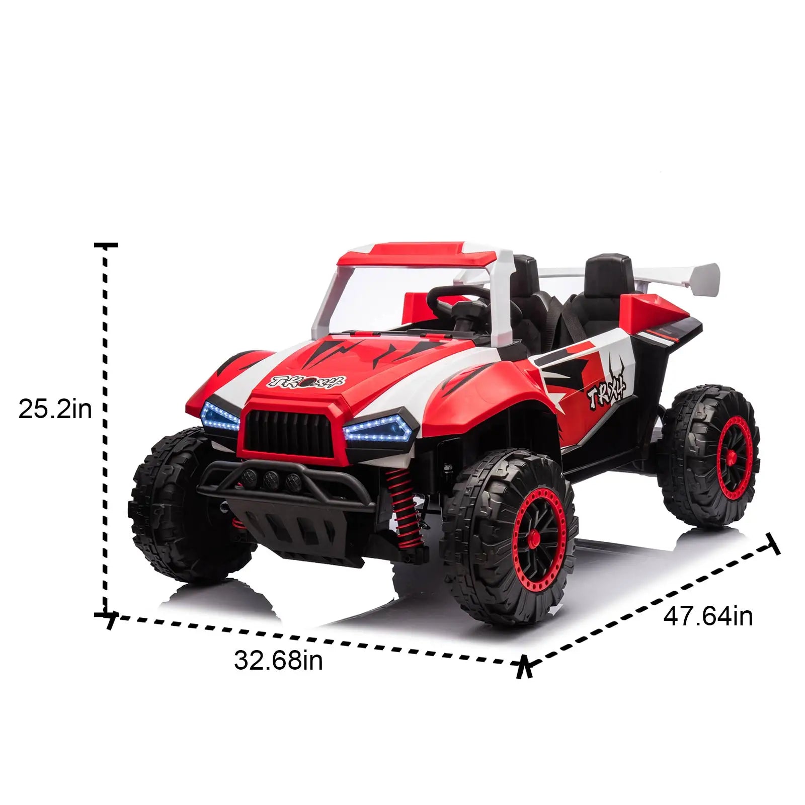 Kids 24V Two-seater Ride On Electric Car W/Parents Control childrensterritory