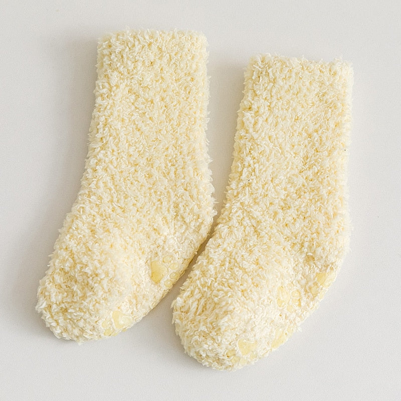 Coral Fleece Thick Newborn/Kids Socks Leg Warmers childrensterritory