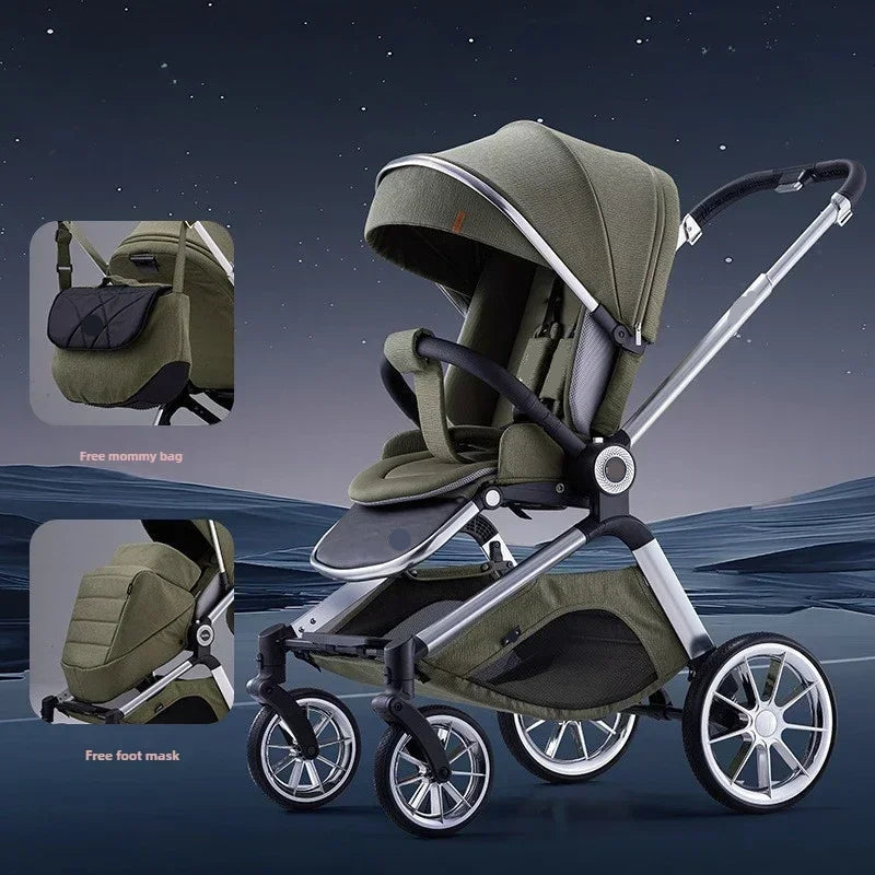 Dual-purpose High-Landscape Infant Stroller childrensterritory
