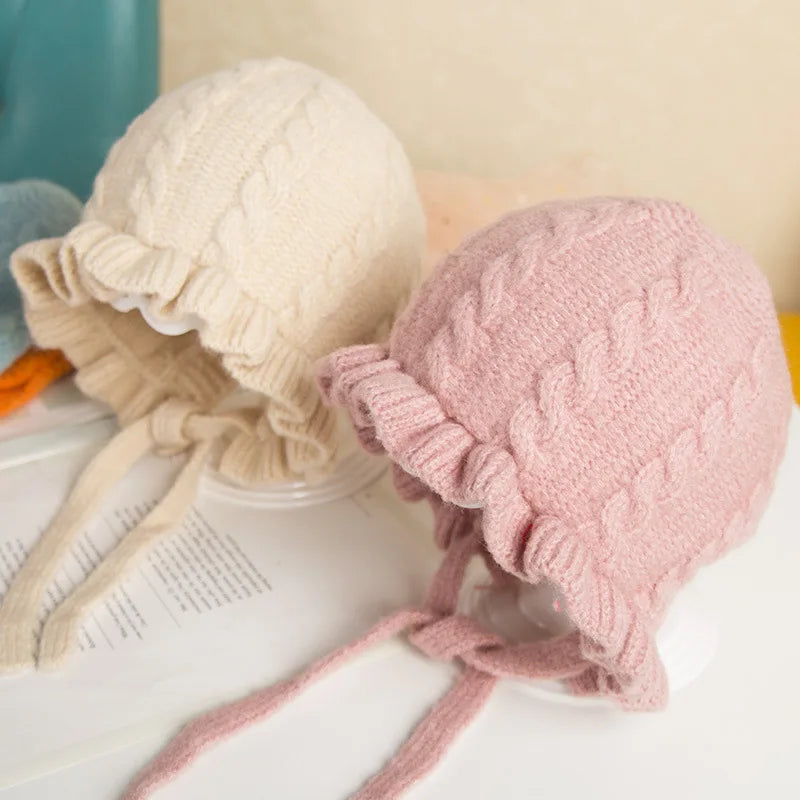 Ear Protection Warm Woolen Knitted Baby Hat childrensterritory