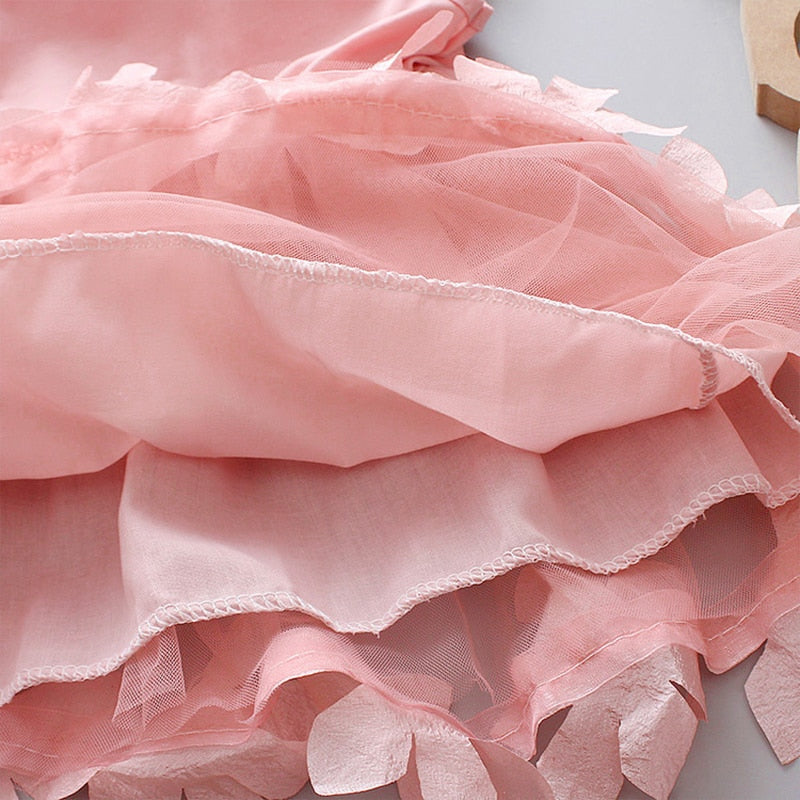 Baby Girl Flower Fairy Summer Birthday Party Dresses childrensterritory