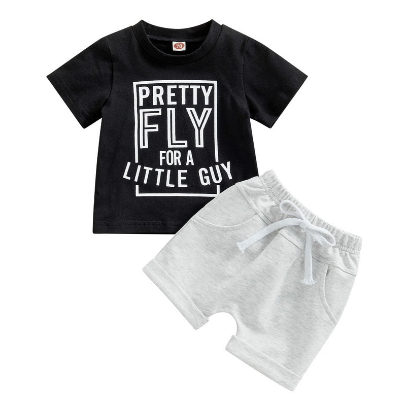 Baby Boys Short Sleeve Tops and Shorts Set for Summer childrensterritory