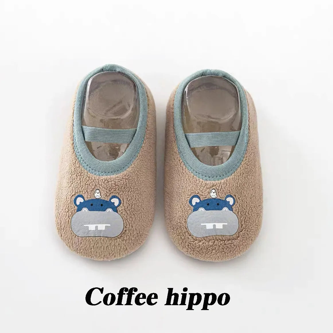 Cartoon Design Floor Shoes with Rubber Sole for Baby childrensterritory
