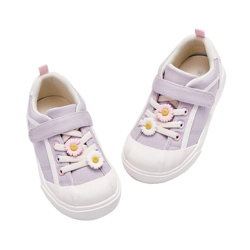 Kids Girls Soft Sole Anti Slip Canvas Shoes childrensterritory