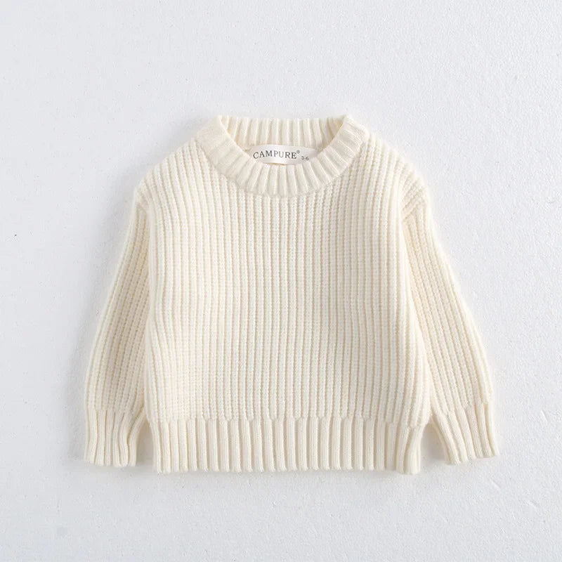 Kids Round Neck Long Sleeves Winter Sweater childrensterritory