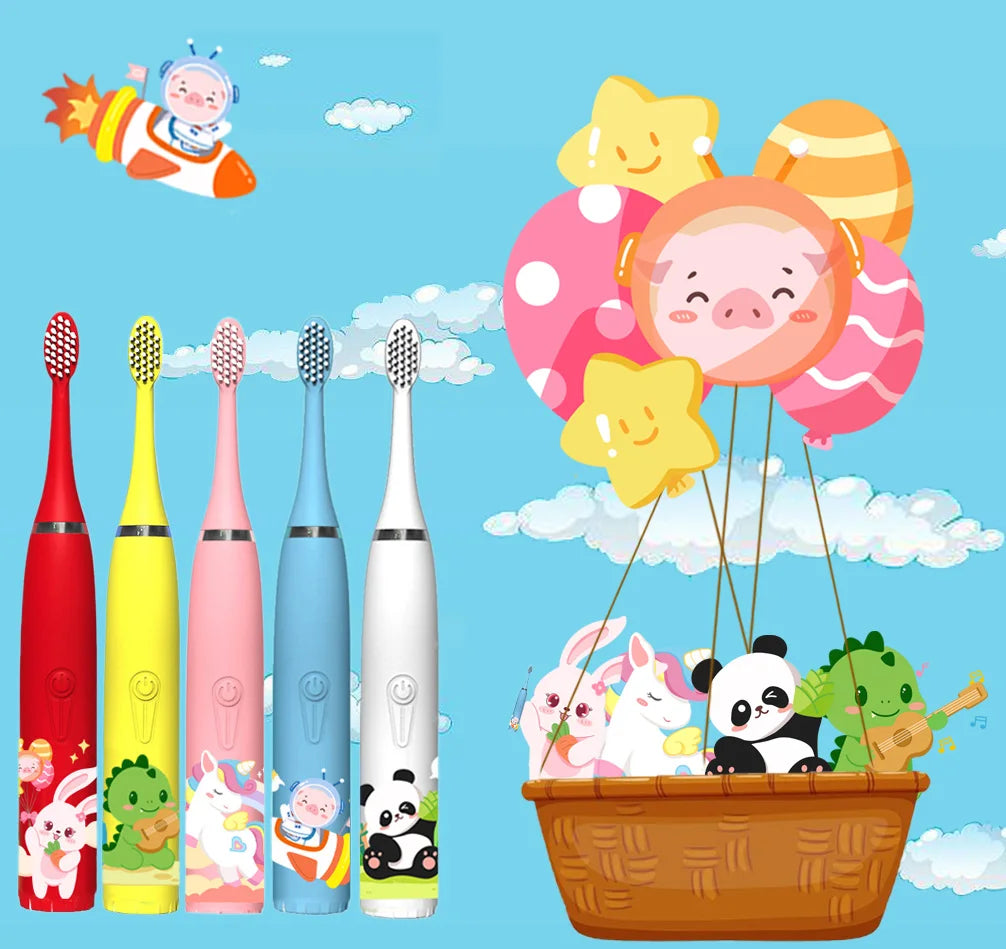 Smart Rechargeable Kids Sonic Electric Toothbrush childrensterritory