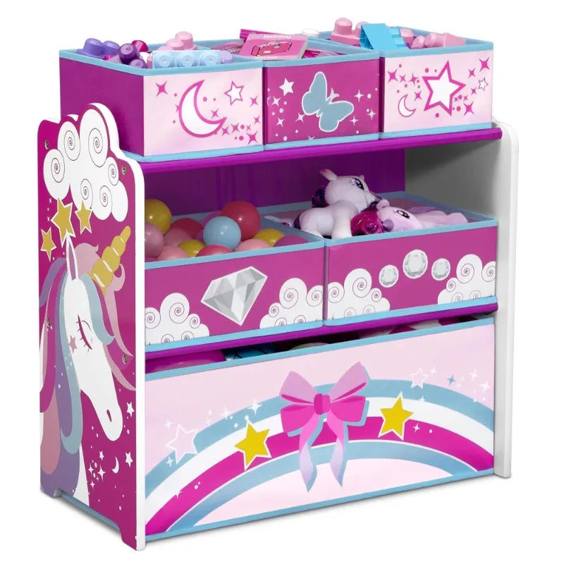 Unicorn Design Toy Storage Organizer for Kids Room childrensterritory