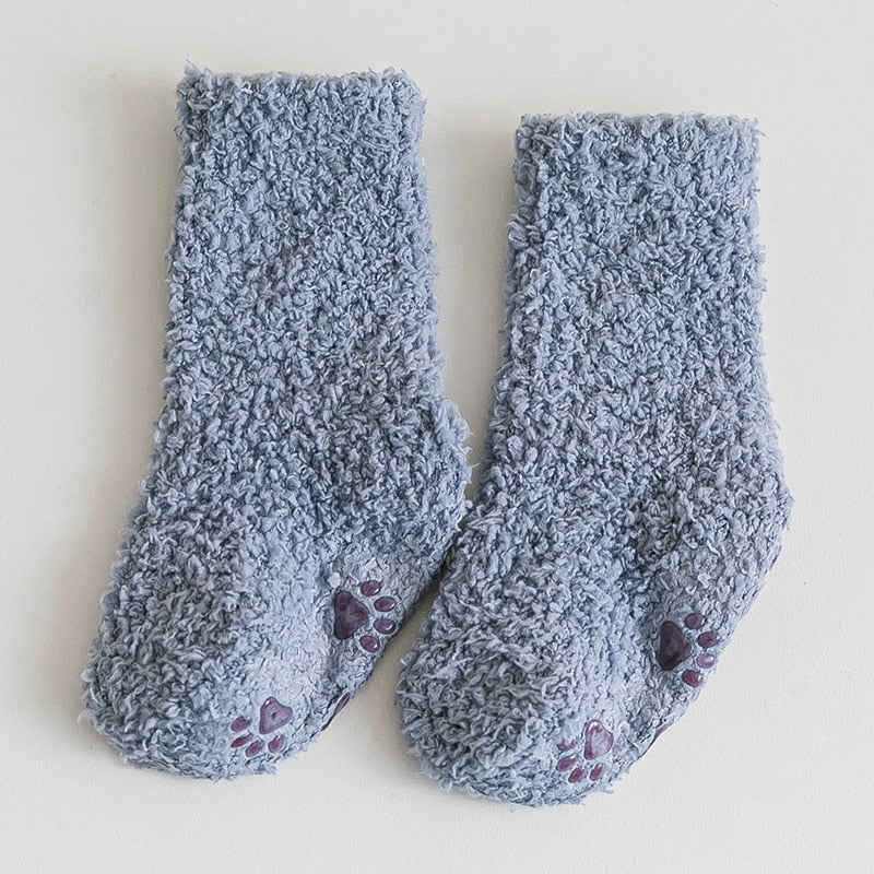 Coral Fleece Thick Newborn/Kids Socks Leg Warmers childrensterritory