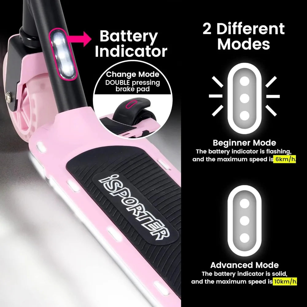 Kids Electric Scooter with LED Lights childrensterritory