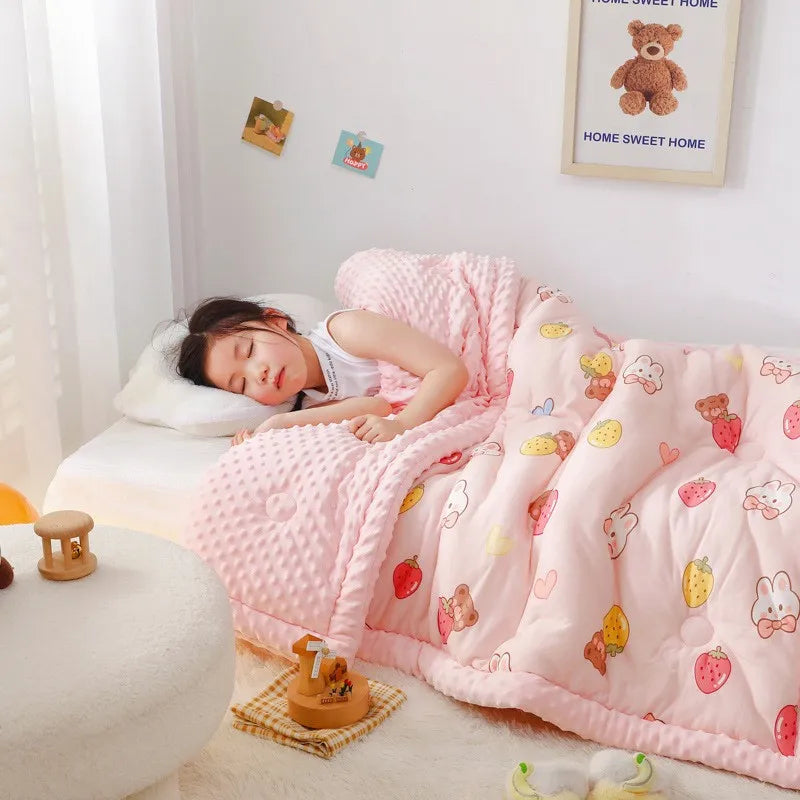 Soft Breathable Warm Baby Thick Quilted Blanket