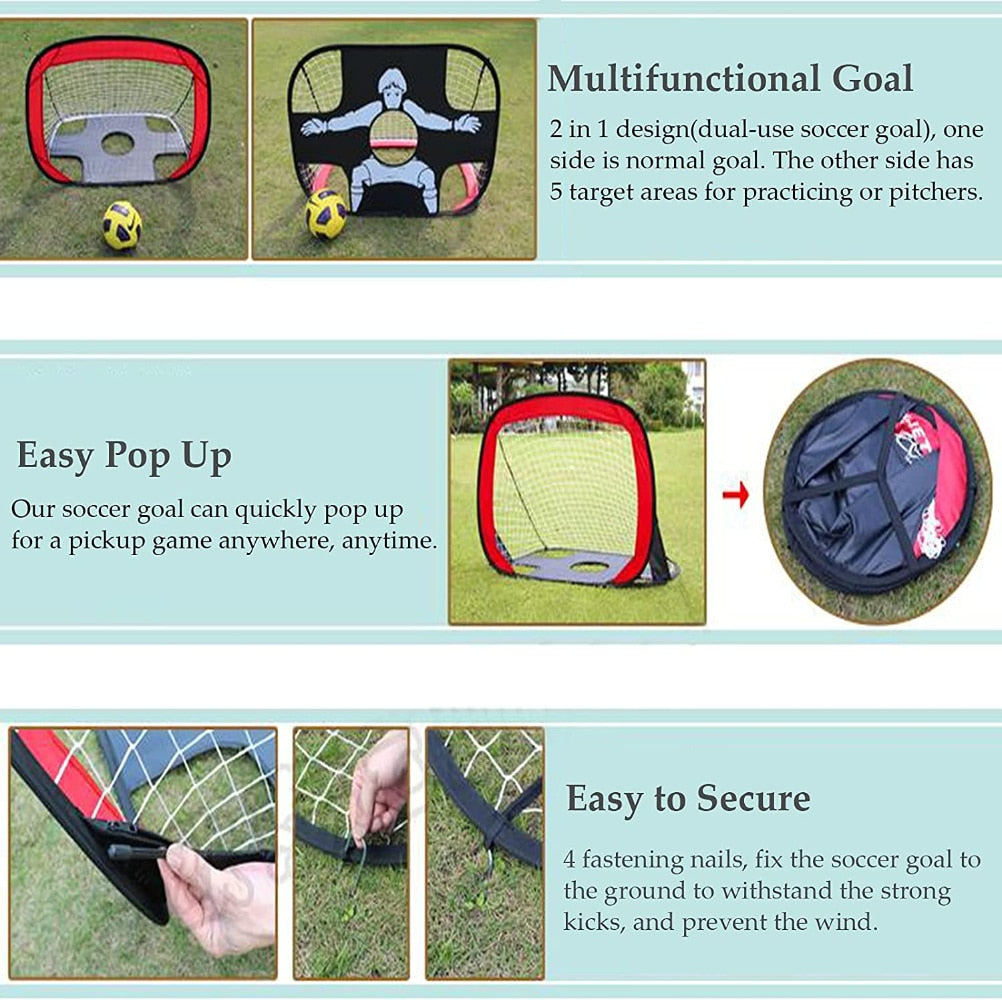Portable Mini Soccer Goal Target Net Training Toy childrensterritory