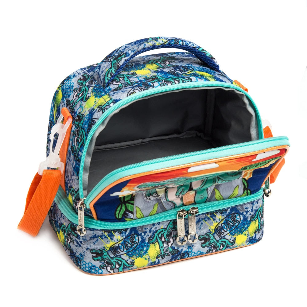 Waterproof Kids Dinosaur Unicorn Insulated Lunch Bag childrensterritory
