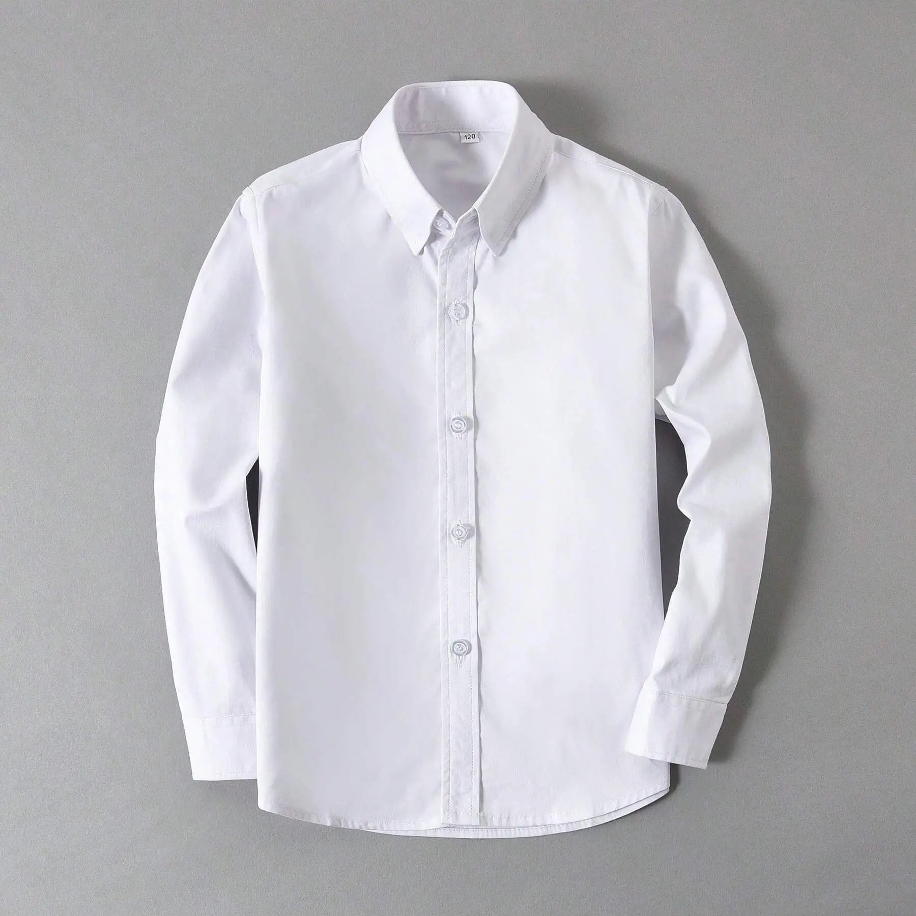 White Long Sleeve Unifrom Shirt for School Kids childrensterritory