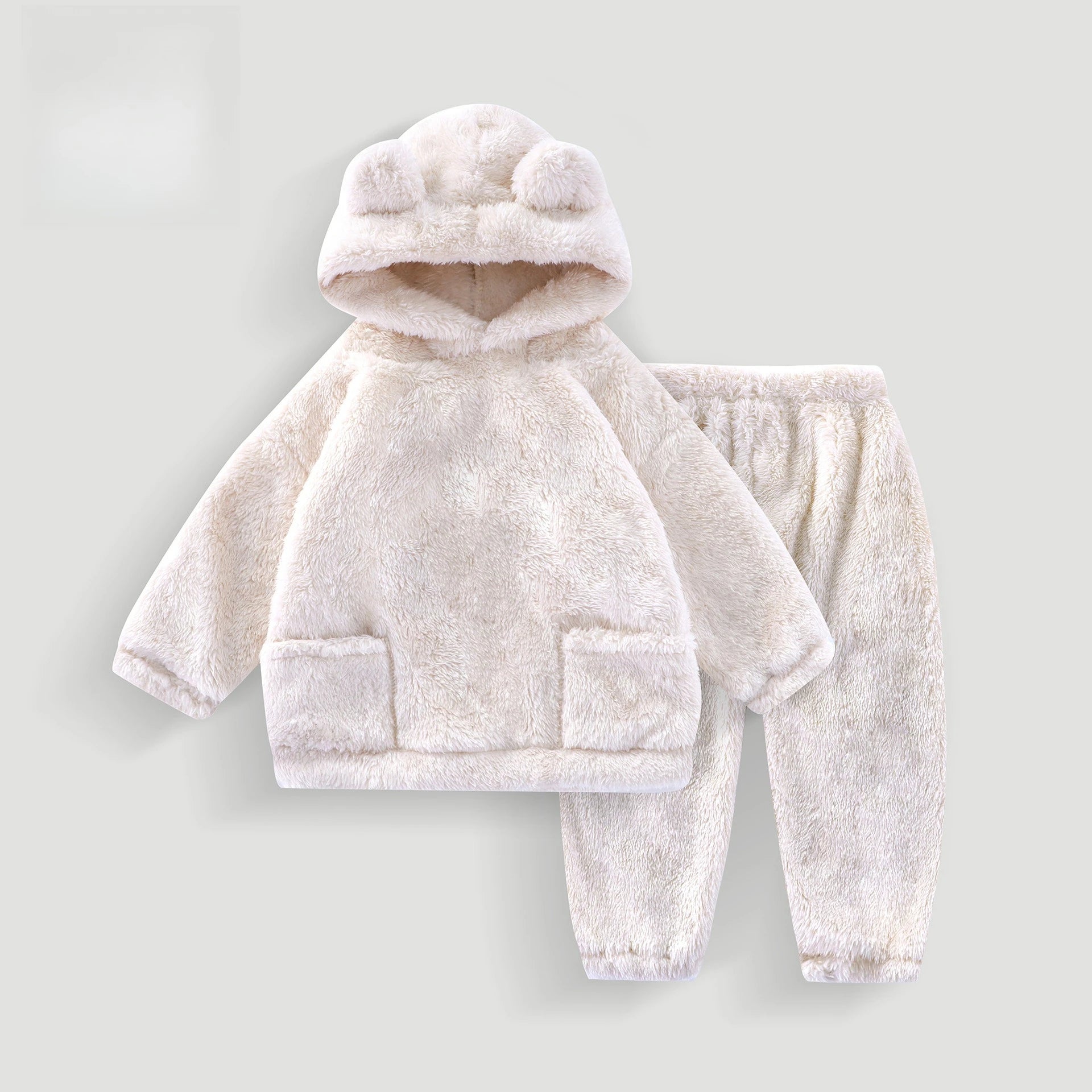 Girls’ Long-Sleeved Winter Casual Clothing Set