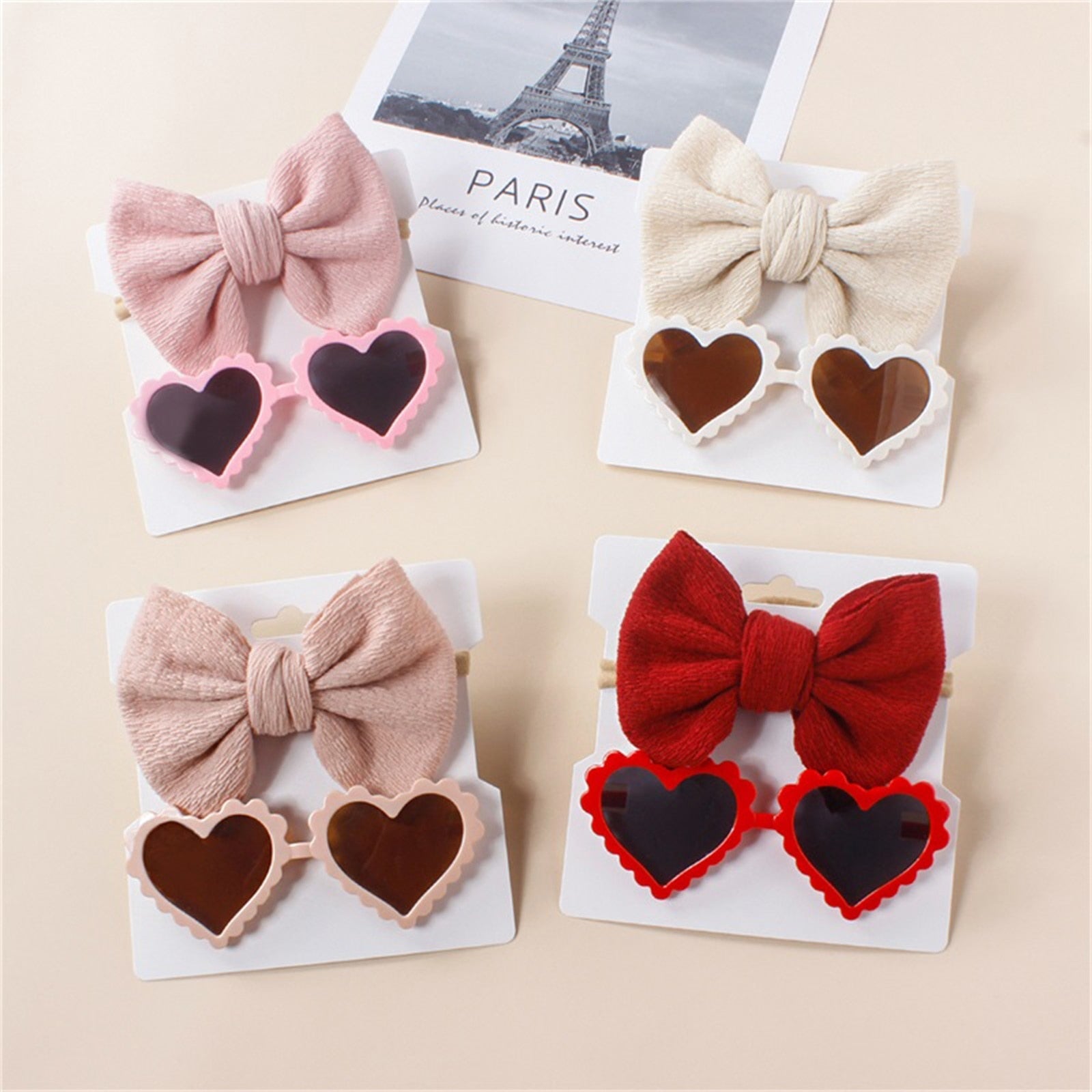 Infant Girls Summer Sunglasses with Headband Set childrensterritory