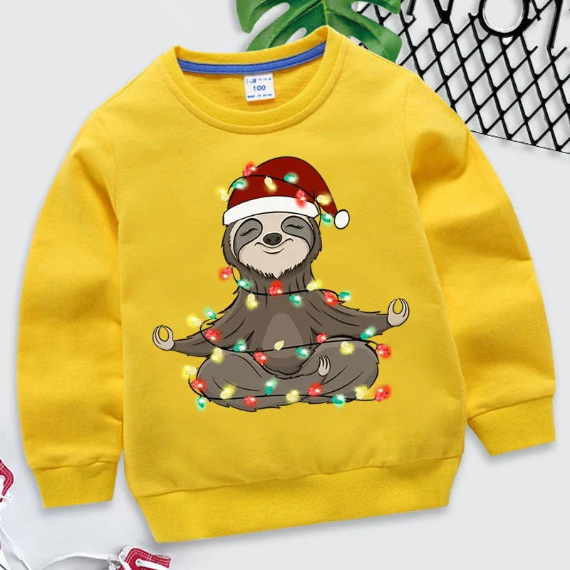 Cartoon Animal Print Children&