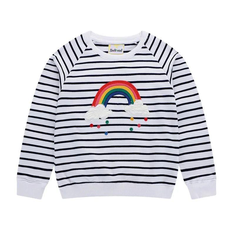 Kids Boys Stars Print Warm Winter Sweatshirts