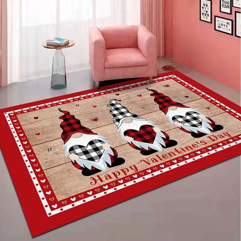Large Non-Slip Christmas Carpet for Home Decor