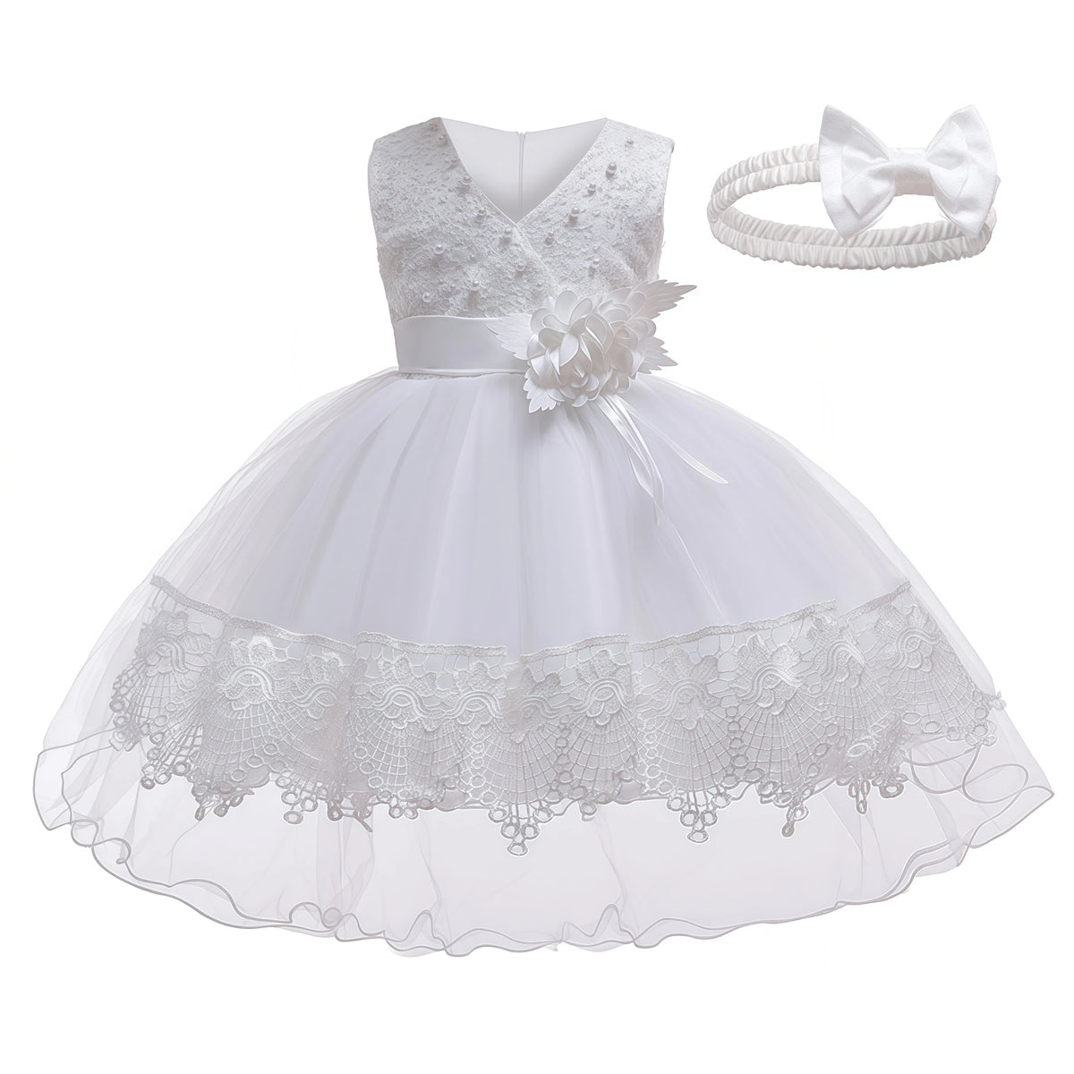 Baby Girl Elegant Lace Design Christmas/Birthday Party Dresses