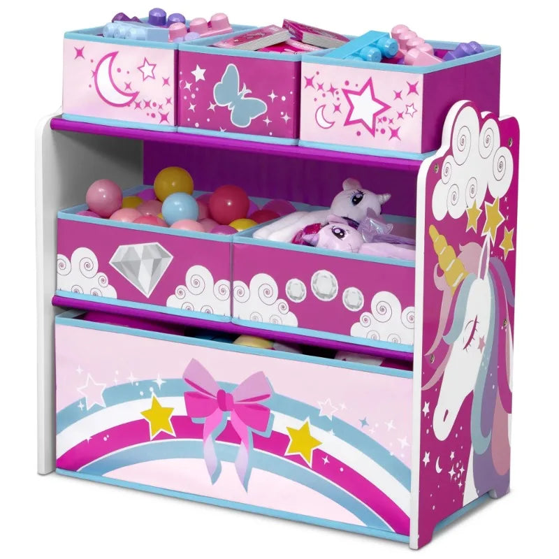 Unicorn Design Toy Storage Organizer for Kids Room childrensterritory