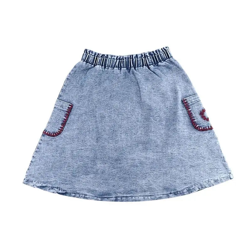 Baby/Kids Summer Denim Clothing Sets with Pockets childrensterritory