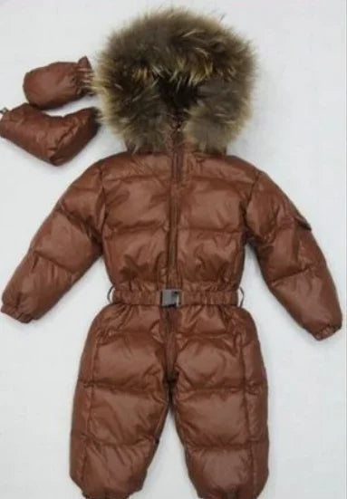 Baby Boy/Girl Warm Thick Hooded Snowsuit/Outerwear