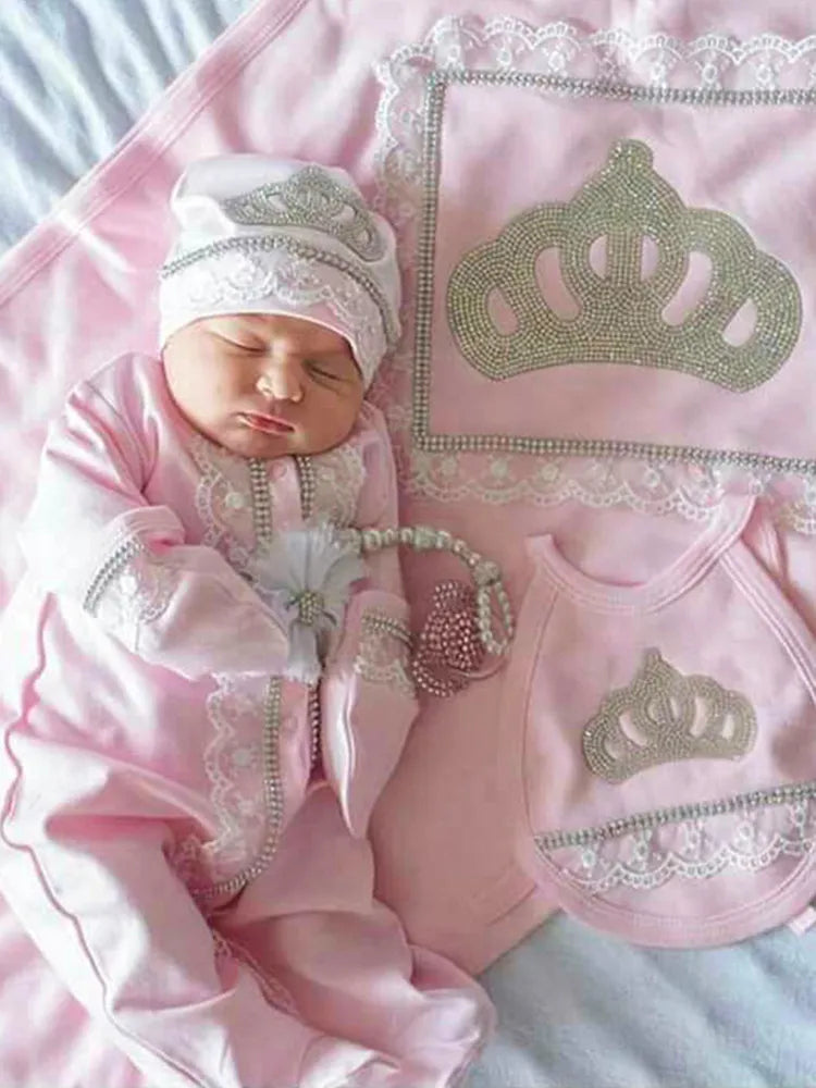 Designer Newborn Baby Cotton Clothing Set in One Pack childrensterritory