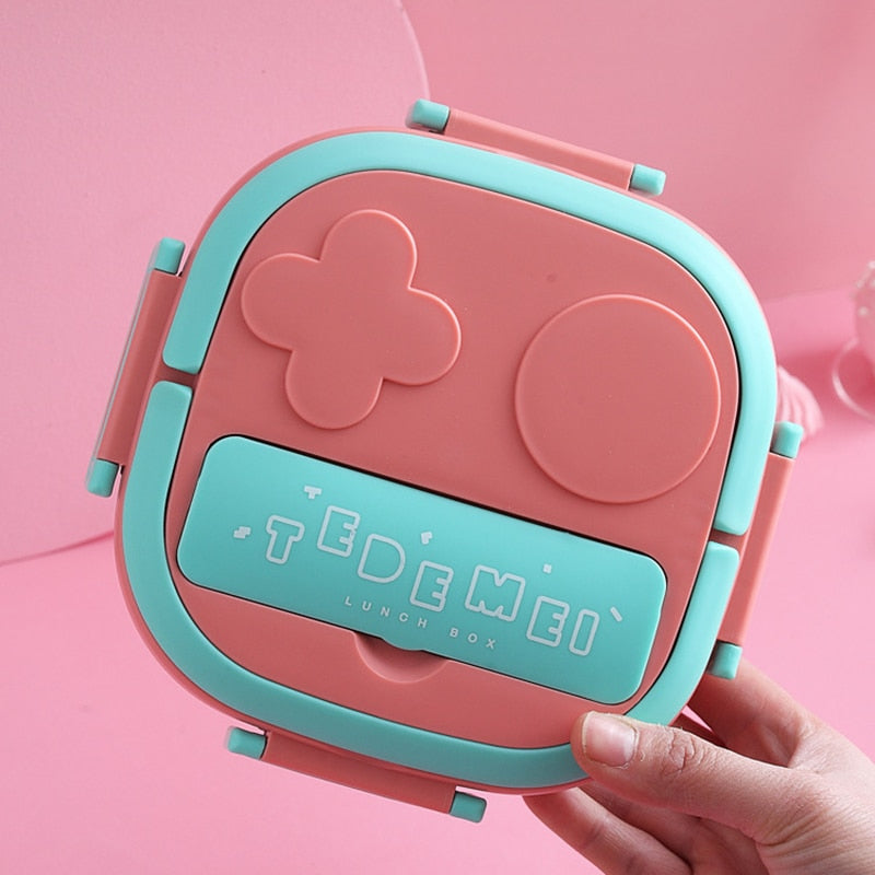 Portable Kids Lunch Box of Stainless Steel for Outings childrensterritory
