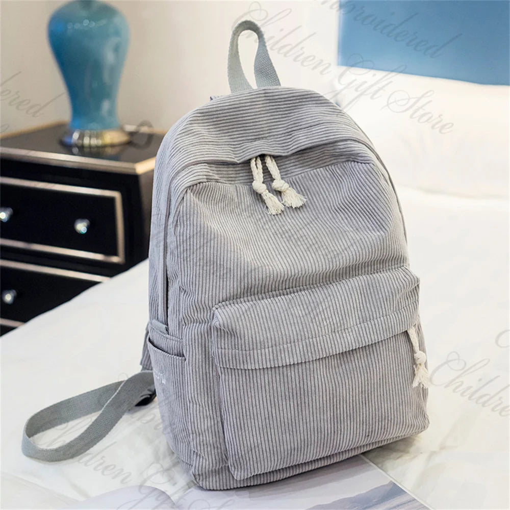 Ultra Soft Casual Backpack with Custom Name for Kids or Adults