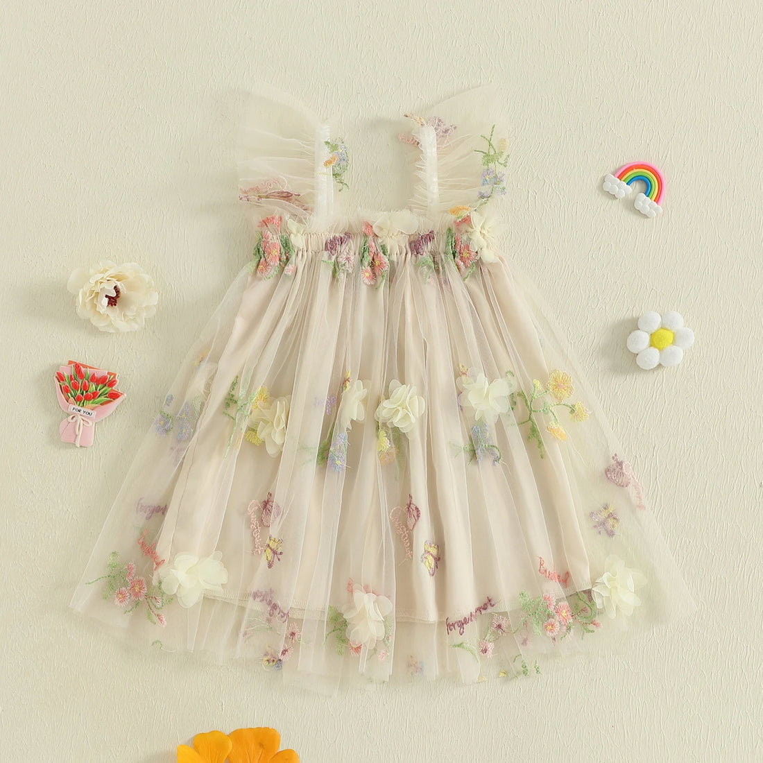 Little Girls Luxury Birthday Party Dresses for Summer