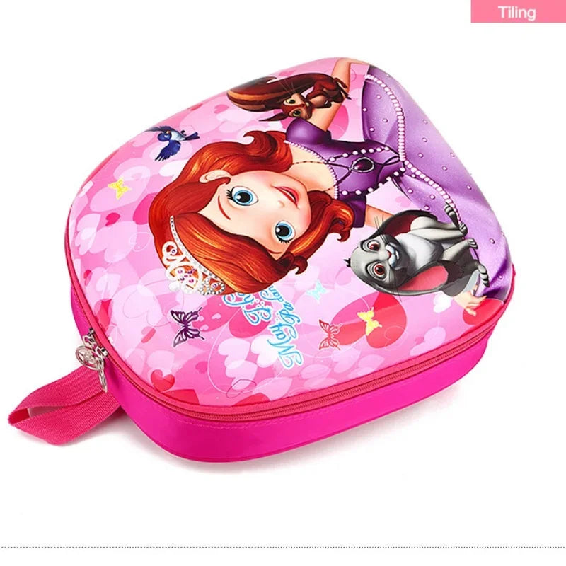 Cartoon Princess Design Kids Hard Shell Backpack for Girls/Boys childrensterritory