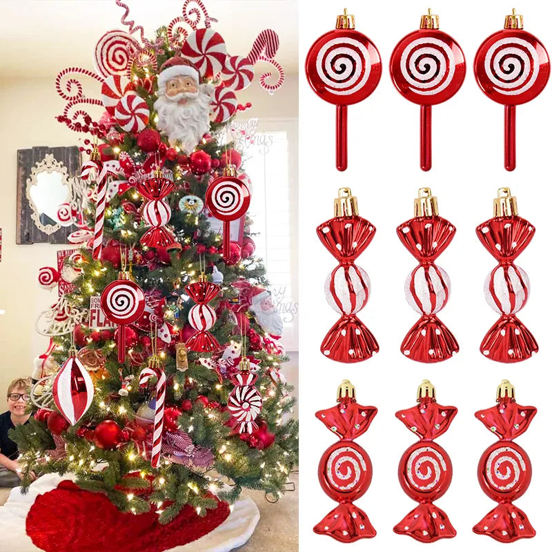 6pcs Christmas Tree Hanging Ornaments for Home childrensterritory