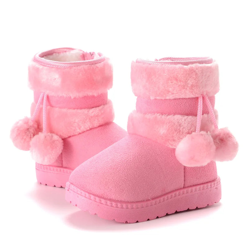 Infant Warm Cozy Fleece Snow Boots