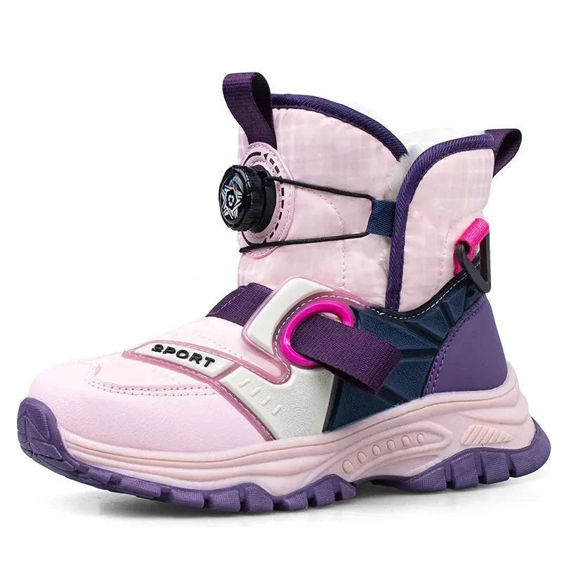 Boys Waterproof Antislip Thickened Ice Claws Boots childrensterritory