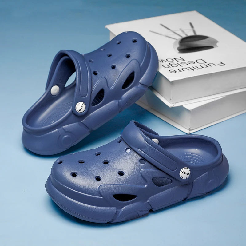 Cave Hole Baby or Kids Beach Sandals, Summer Clogs