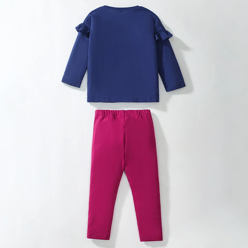 Little Girls Mermaid Princess Tops and Pants Clothing Sets childrensterritory