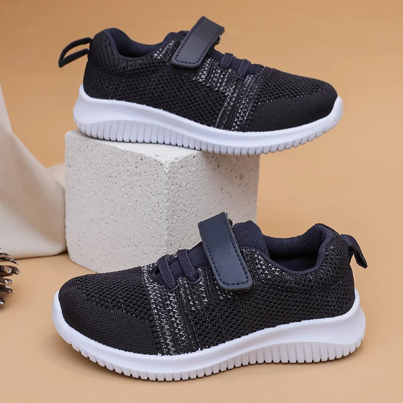 Girls’ Solid-Color Soft-Sole Comfortable Shoes childrensterritory