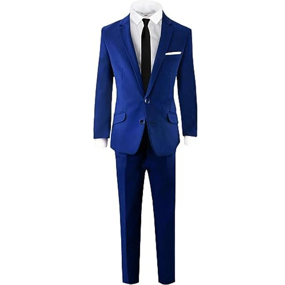 Classic Kids Boys Party Tuxedo Blazer Pants Suit childrensterritory