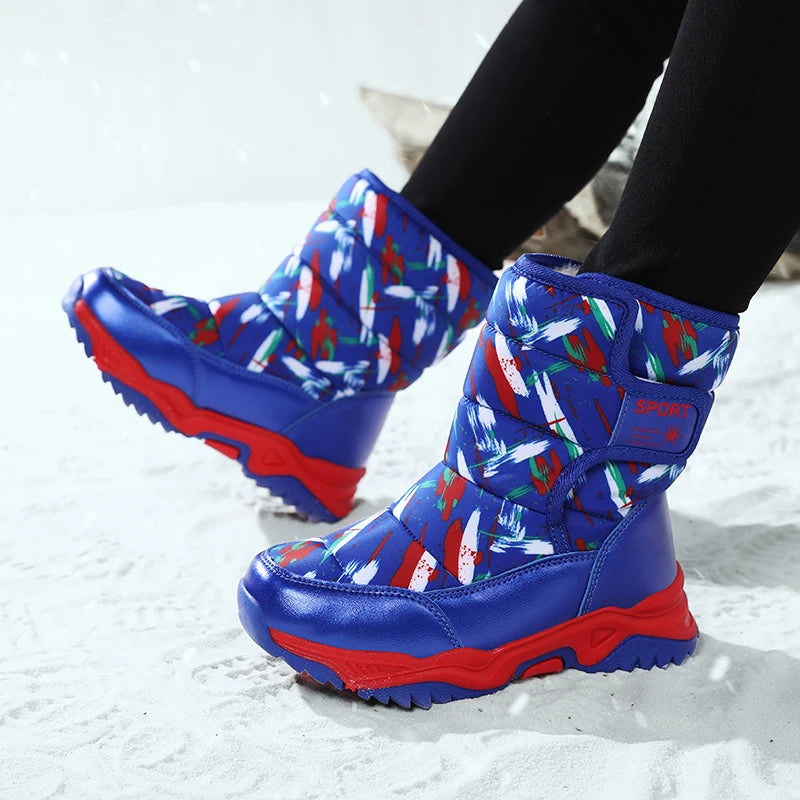 Stylish Waterproof Warm Outdoor Boots For Kids childrensterritory