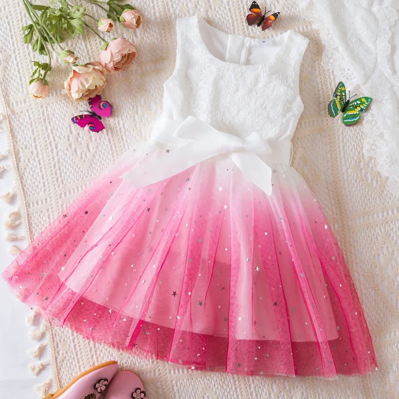 Kids Girls Tutu Princess Dresses for Birthday Party