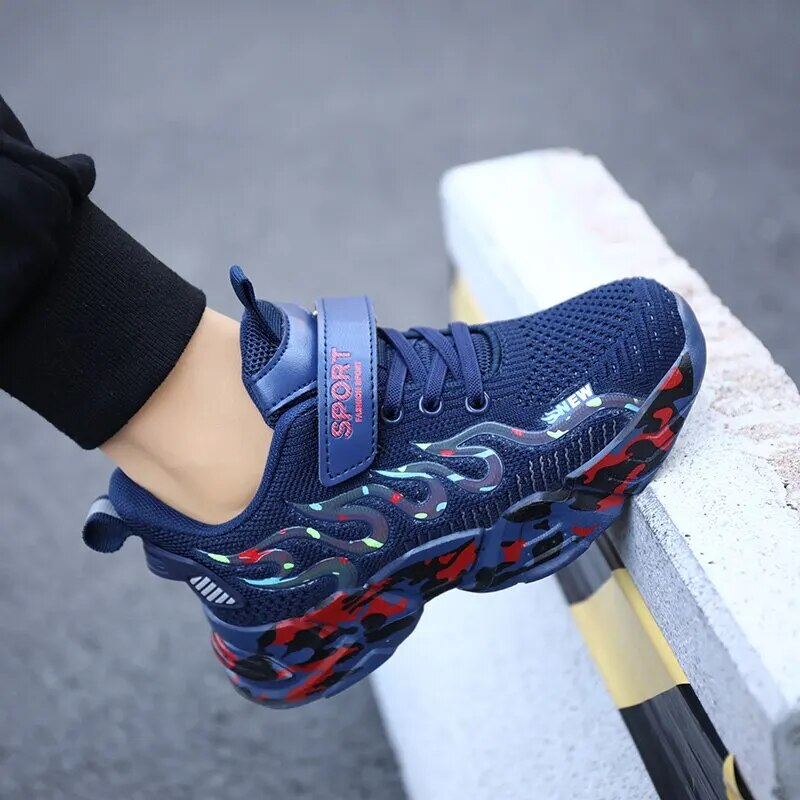 Non-slip Lightweight Kids Boys Sports Shoes childrensterritory