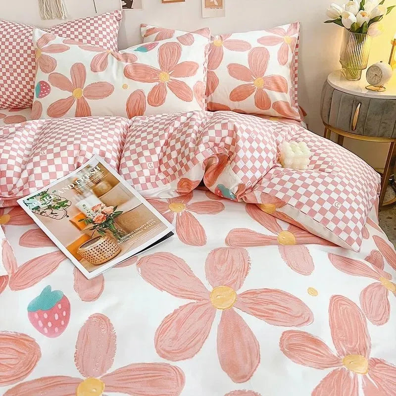 Kids’ Cartoon Pattern Bed Linen Set childrensterritory