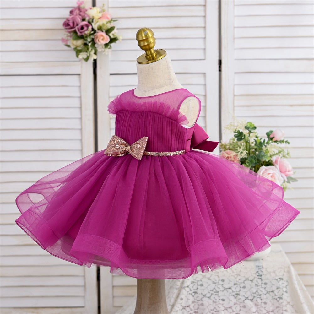 Baby Girl Tulle Fluffy Princess Birthday Party Dresses childrensterritory