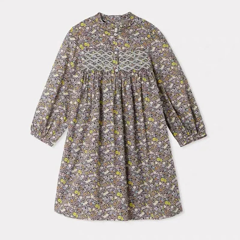 Floral Printed Little Girls&