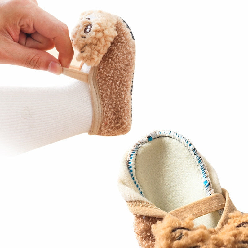 Baby Boys Girls Warm Anti-slip Floor Socks First Walker childrensterritory