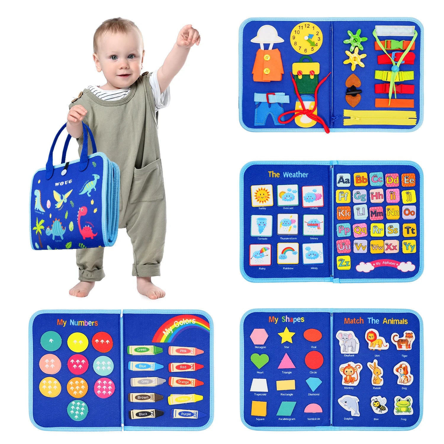 Busy Board for Fine Motor Skills | Montessori Toys for Toddler childrensterritory
