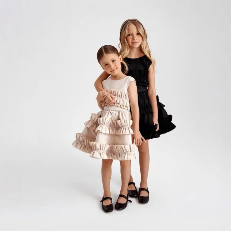 Kids Girls Cake Lace Skirt and Tank Top Dresses