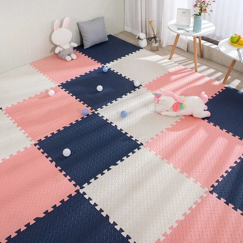 Soft Interlocking Puzzle Mat Play for Kids Room