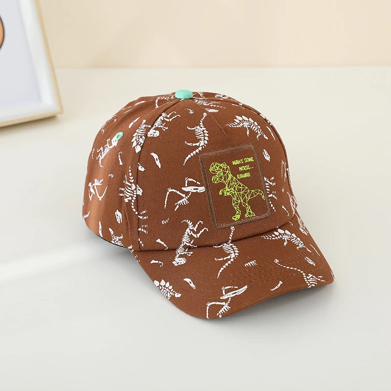 Kids Animal Dinosaur Printed Baseball Cap for Girls and Boys childrensterritory