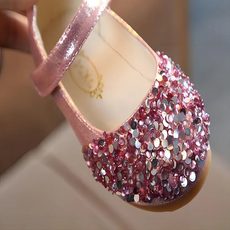 Kids Girls Casual Glitter Design Princess Sandals childrensterritory